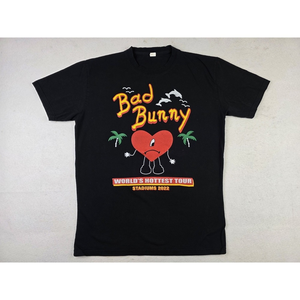 Bad Bunny Worlds Hottest Tour Stadiums 2022 Adult L Large Un Verano Sin Ti